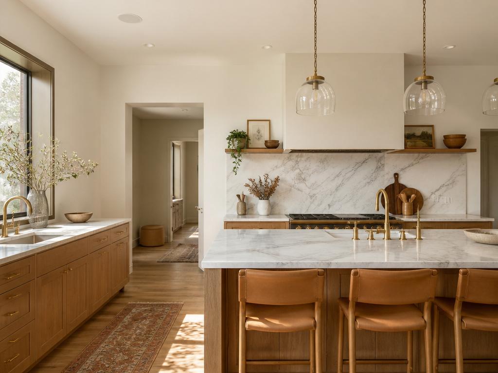 Cocina remodelada con diseño minimalista